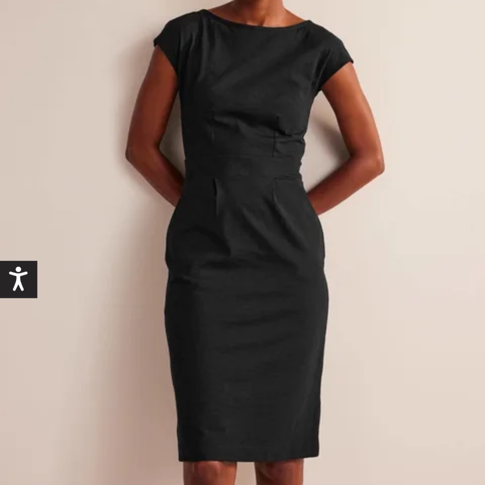 Boden black dress 14R